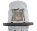 Familidoo Lightweight 3-Seater Stroller with Rain Cover