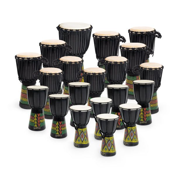 20 Player African Drum Set From Percussion Workshop