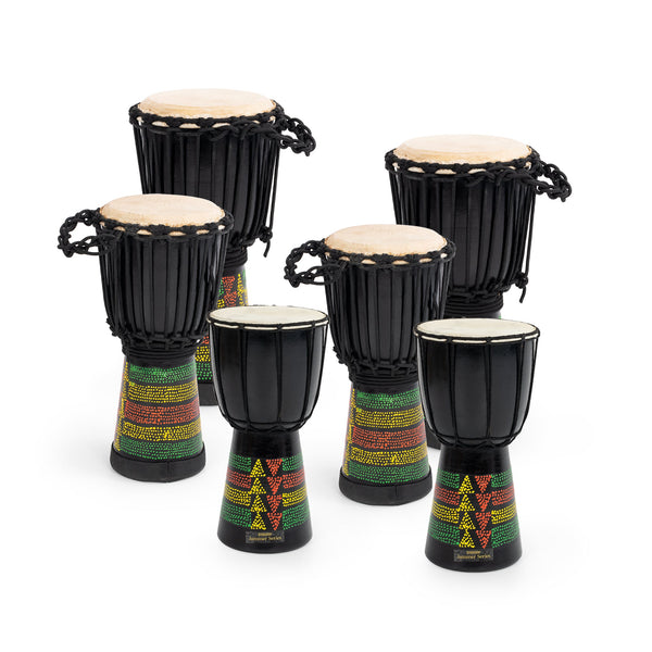 6 Player African Drum Set From Percussion Workshop