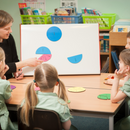 A2/A3 Wedge Whiteboard – Double-Sided Magnetic Tabletop Whiteboard for Classrooms & EYFS Learning