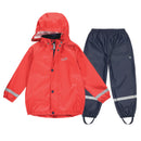 Pu Rainsuit Red/Navy 4-5Y