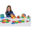 Solid Magnetic Polydron Essential Shapes Set pk 104