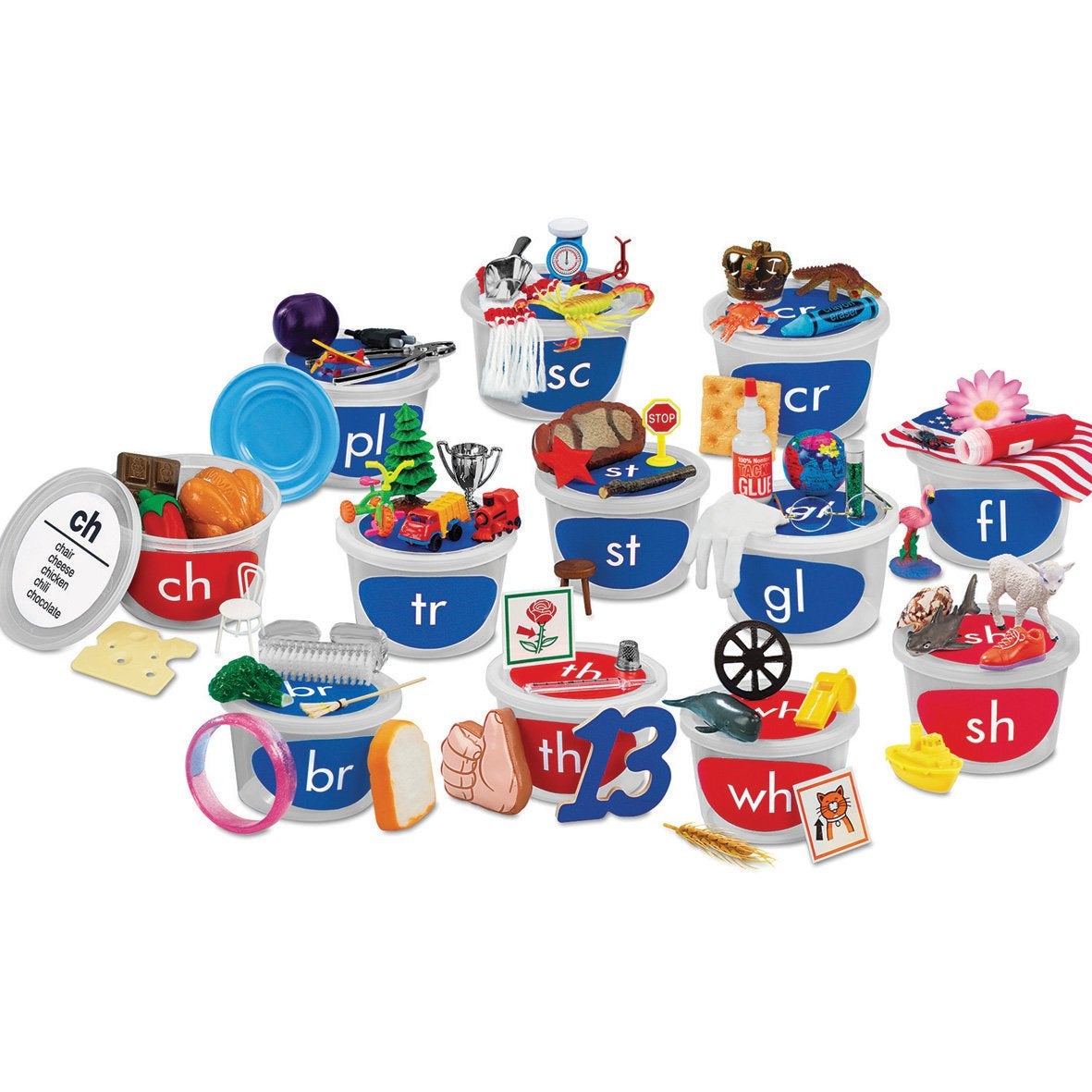 Blends & Digraphs Teaching Tubs pk 12