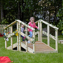Outdoor Wooden Troll Bridge