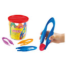 COUNTING AND SORTING, EASY GRIP TWEEZERS, Set of 12