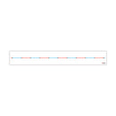 TABLE TOP NUMBER LINES, 430 x 60mm, Ten Blank Spaces, Pack of 10