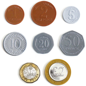 Learning Resources Monete Giocattolo 10p | Set Da 100 Monete Britanniche Per Imparare Giocando - 2
