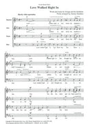 Gershwin Love Walked Right In: SATB