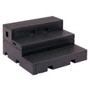 Wenger flipFORMS flexible classroom seating and staging - black top/black base