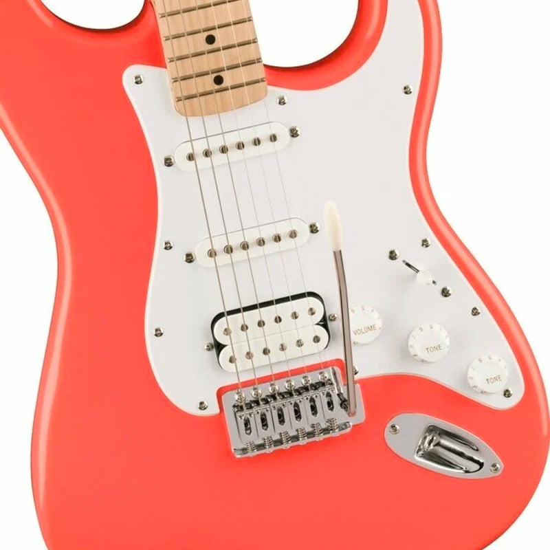 Fender Squier Sonic Stratocaster HSS electric guitar - Tahitian coral
