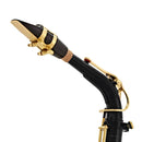 Elkhart 100AS student Eb alto saxophone outfit - Black lacquer