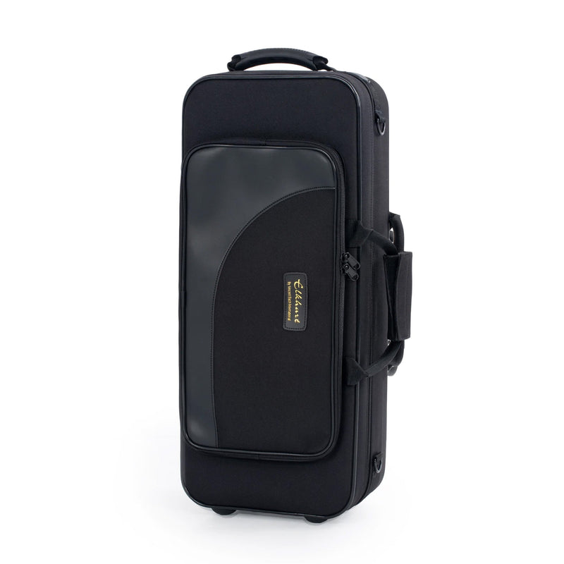 Elkhart 100AS student Eb alto saxophone outfit - Black lacquer