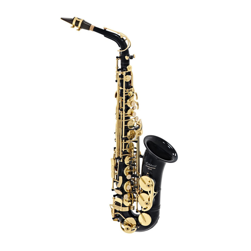 Elkhart 100AS student Eb alto saxophone outfit - Black lacquer