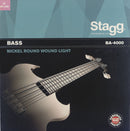 Stagg Entry Level Bass Guitar Strings - Medium Light