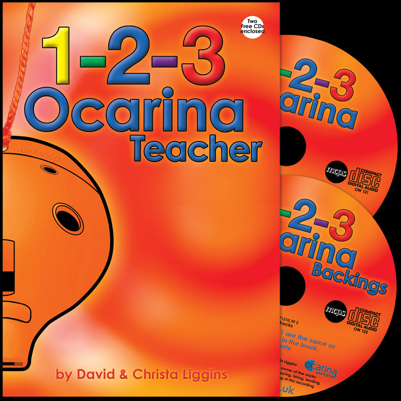 1-2-3 Ocarina Teacher with TWO free CDs