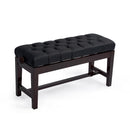 CGM 126TCH concert piano stool - Dark mahogany gloss, black simulated leather