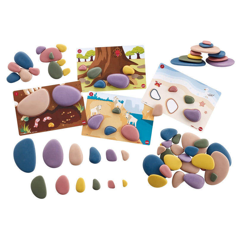 Rainbow Pebbles Family - Art Colors PK72