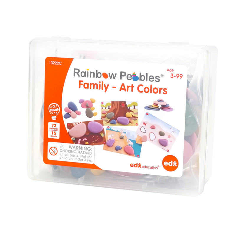 Rainbow Pebbles Family - Art Colors PK72