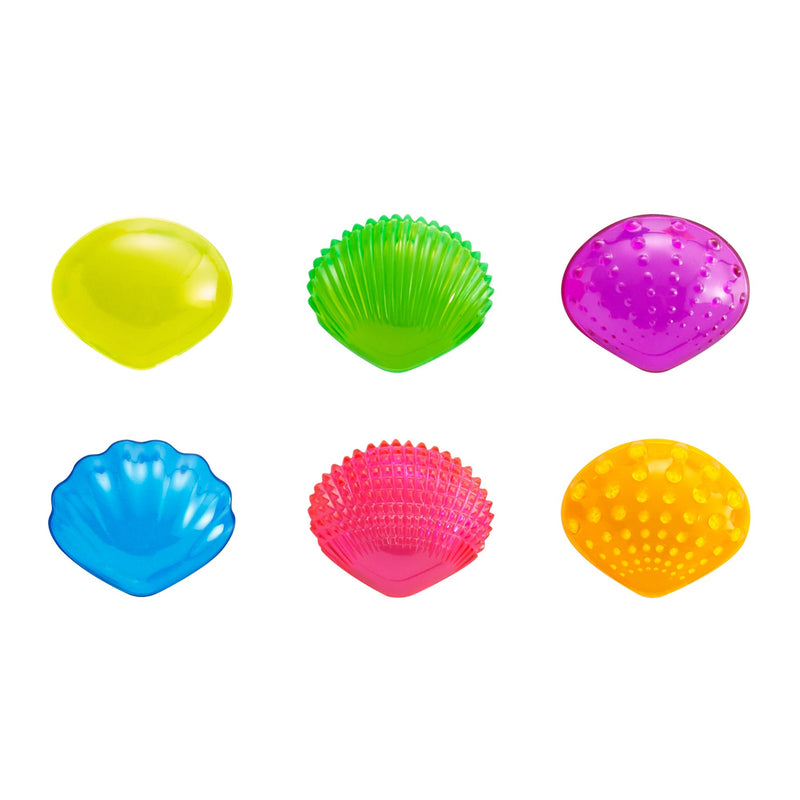 Translucent Sensory Shells - Neon Colors PK72