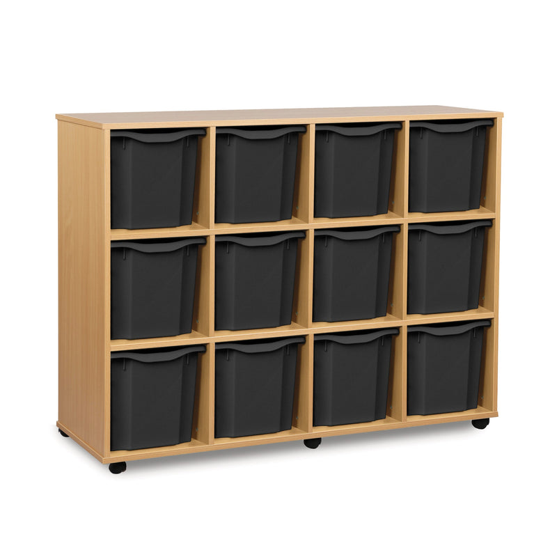 Classroom Storage Unit With 12 Jumbo Trays