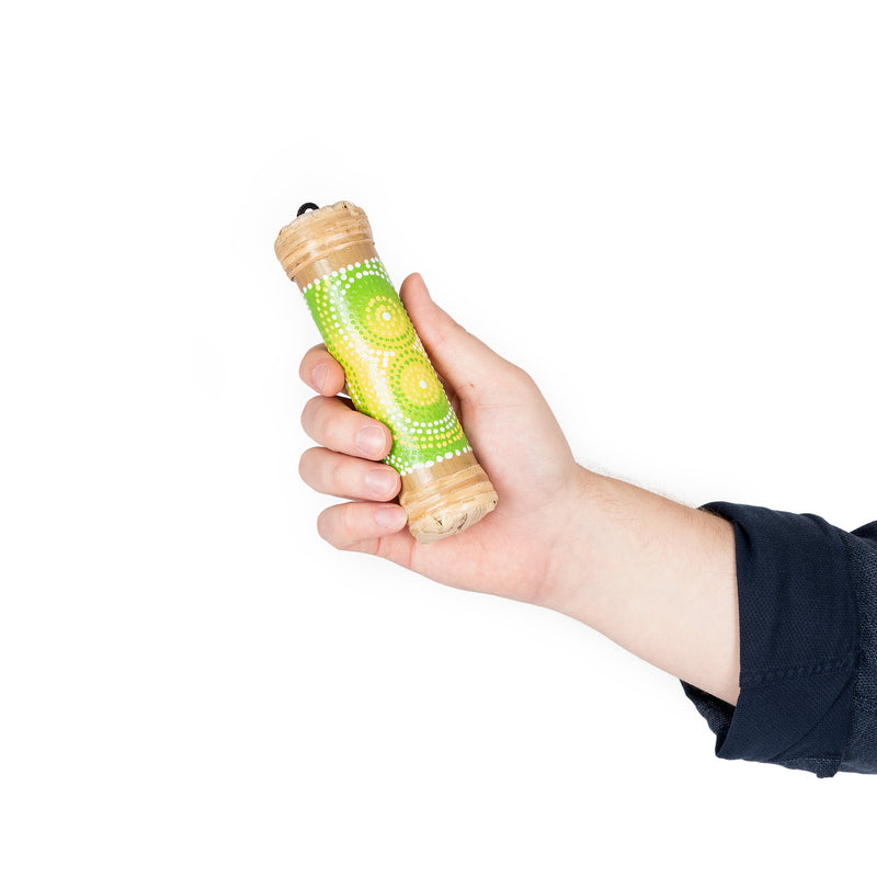 Percussion Plus Honestly Made 15cm painted bamboo rainstick