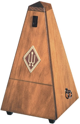 Wittner traditional wooden metronome, with bell - Mahogany