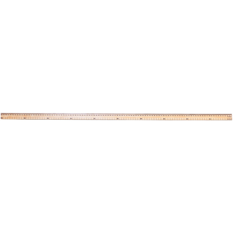 RULERS, HARDWOOD, 1 METRE RULES, Hardwood, Single Sided, cm/mm, Pack of, 10