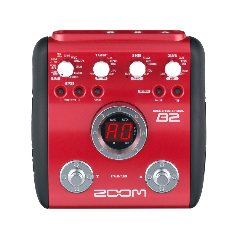 Zoom B2 bass guitar effects pedal