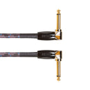 Boss 1Ft Instrument Patch Cable With Angled 1/4" Jack Plugs