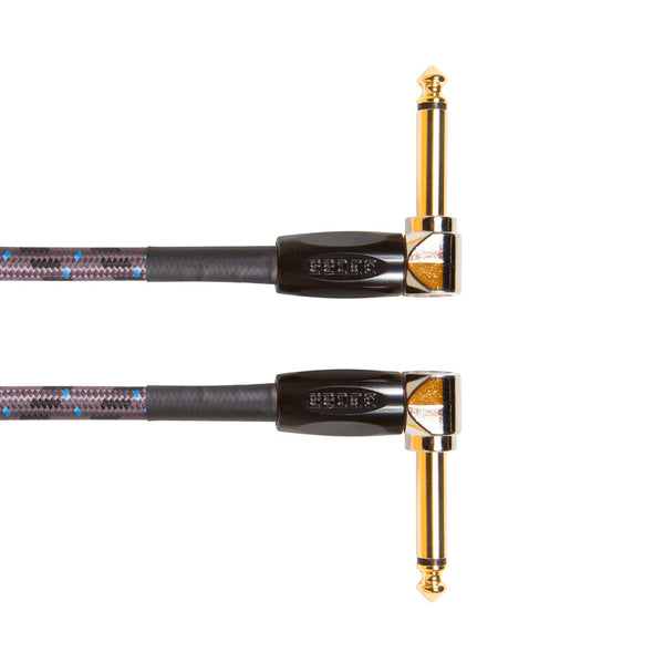 Boss 1Ft Instrument Patch Cable With Angled 1/4" Jack Plugs
