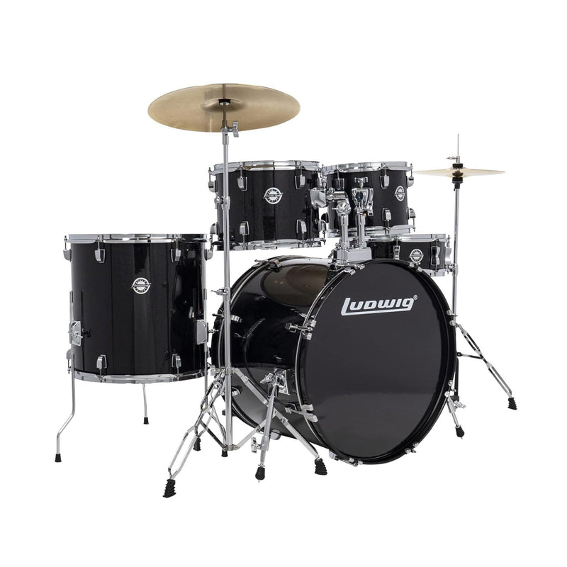 Ludwig Accent Drive 22" 5-piece drum kit - Black