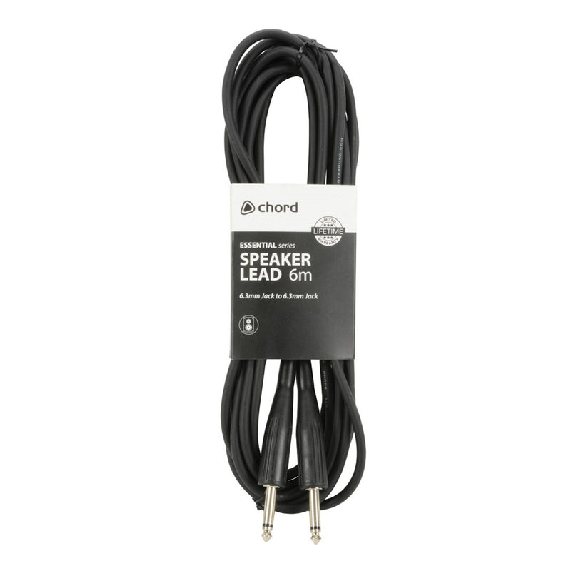 Chord Mono Speaker Leads - 6 Metres