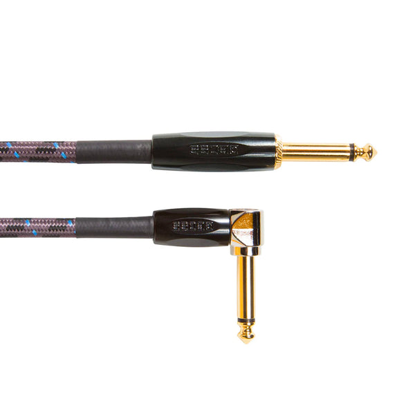Boss 10Ft Instrument Guitar Cable With Angled 1/4" Jack Plugs