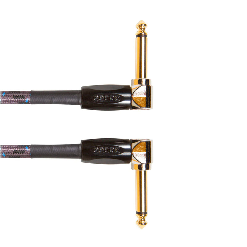 Boss 6" Instrument Patch Cable With Angled 1/4" Jack Plugs