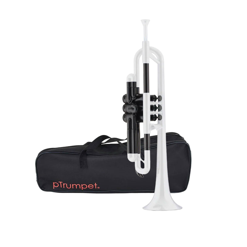 Ptrumpet Plastic B♭ Trumpet Outfit - White