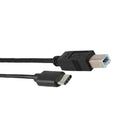 Pro Signal USB-C male to USB B male 2.0 cable