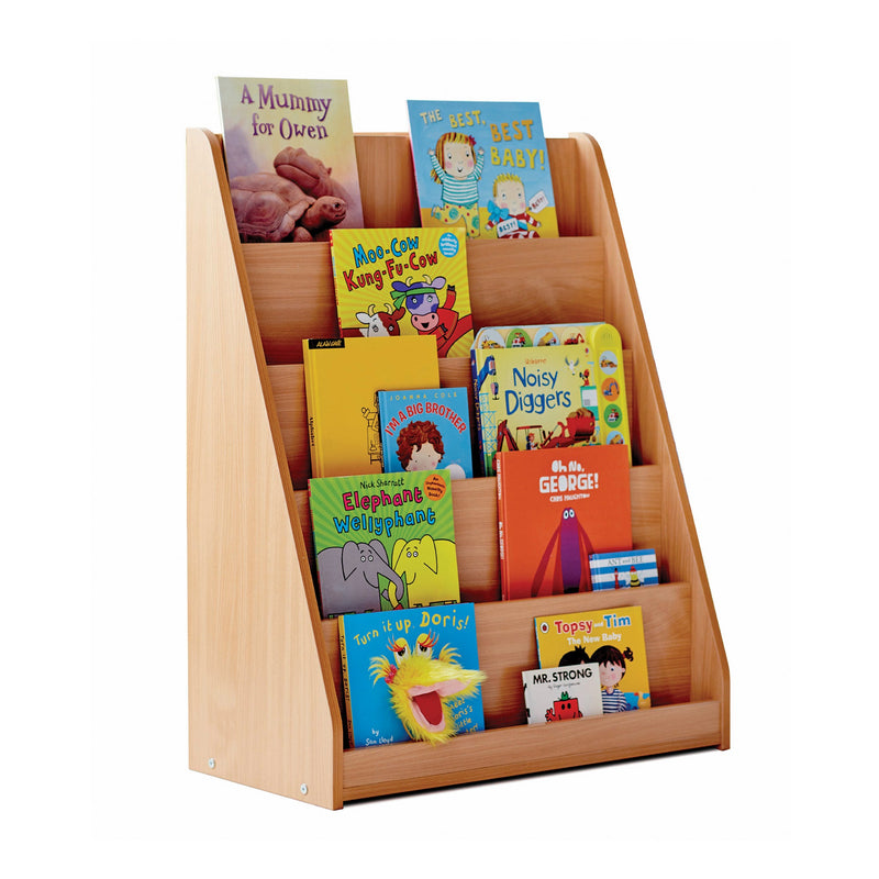 Monarch library unit with 5 tiered fixed shelves