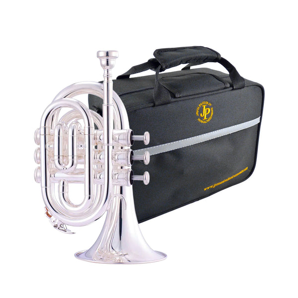 John Packer JP159 Bb pocket trumpet outfit - Silver plated