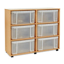 Really Useful Box 6 x 48L storage unit
