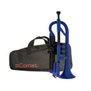 pCornet Bb plastic cornet outfit - Blue