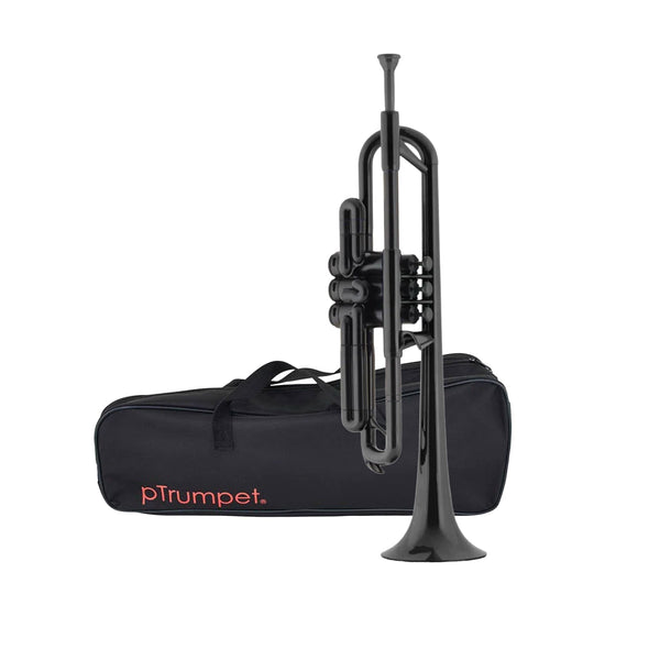 Ptrumpet Plastic B♭ Trumpet Outfit - Black
