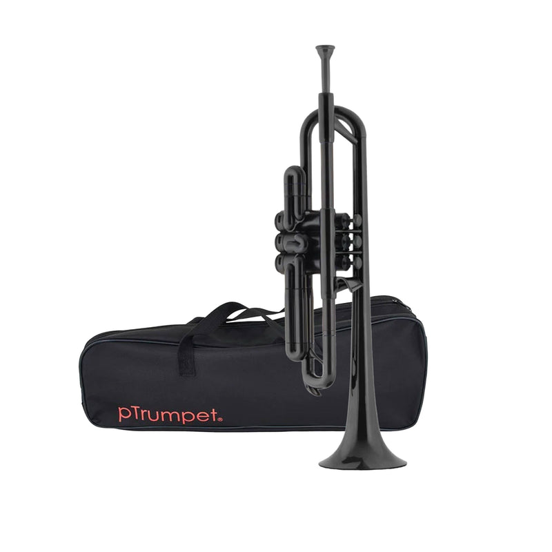 Ptrumpet Plastic B♭ Trumpet Outfit - Black