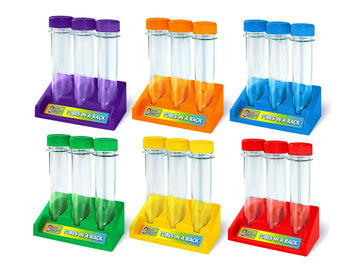 Small Test Tubes in a Rack (set of 3) Shrink Wrapped