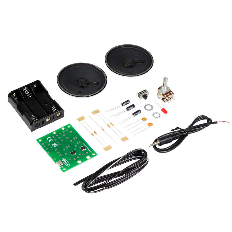 Kitronik 3.5mm Jack - Deluxe Stereo Amplifier Kit