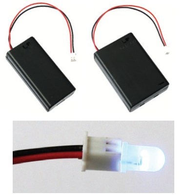 3x AA Battery Box with Switch and Connector