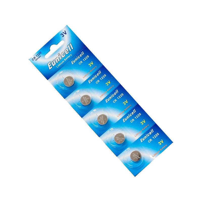 CR1220 3V Coin Cell, pack of 5