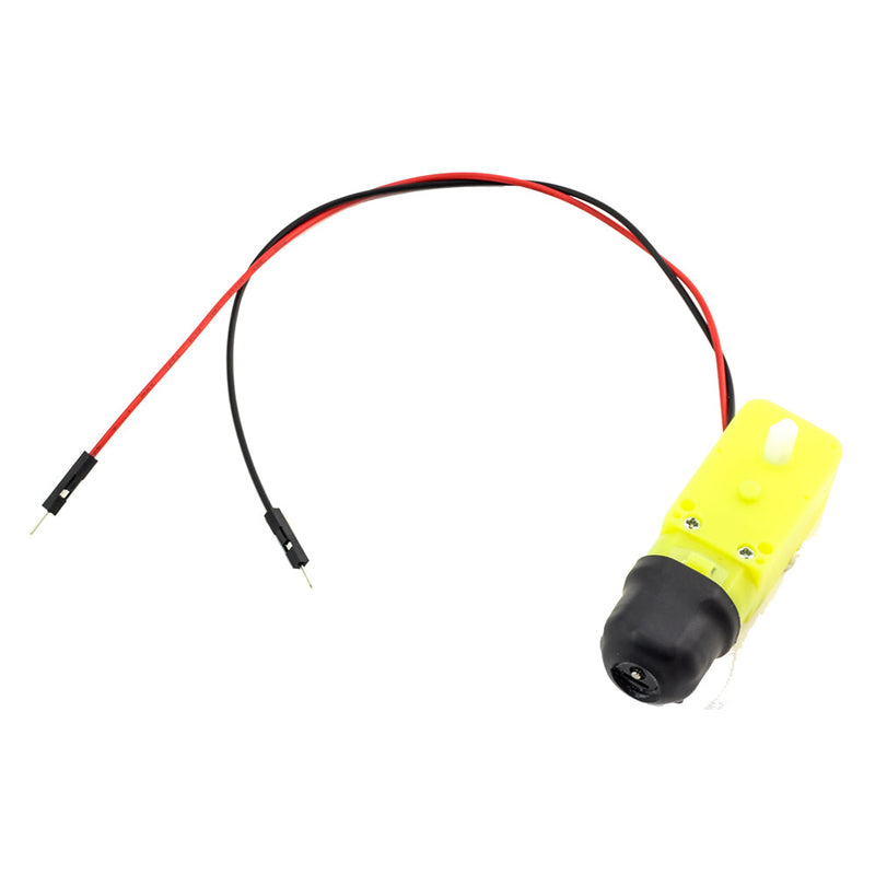 In-Line Geared TT Hobby Motor with wires - Ferrule