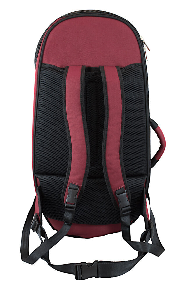 Tom & Will baritone horn gig bag - Burgundy with grey interior