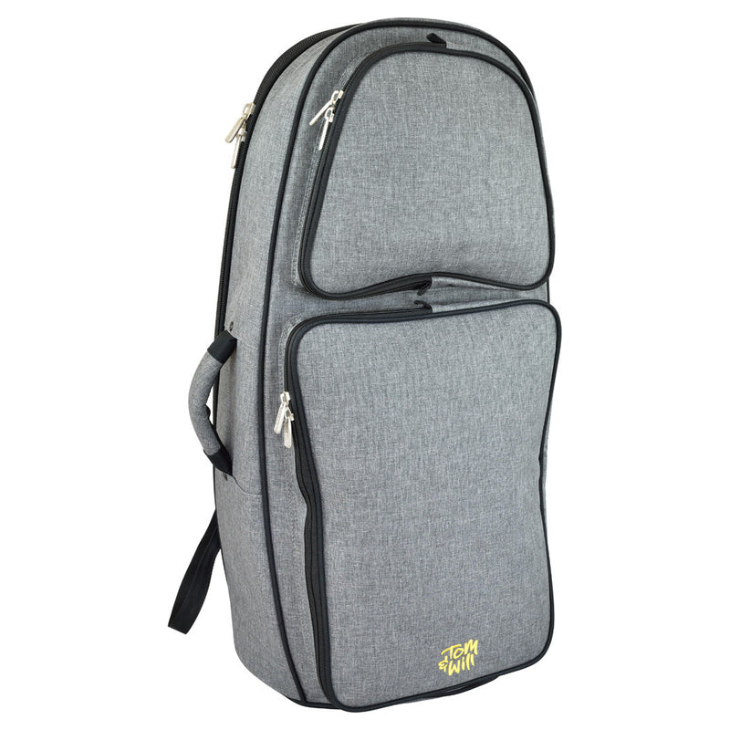 Tom & Will euphonium gig bag - Grey with red interior