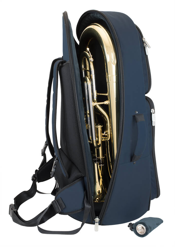 Tom & Will Euphonium Gig Bag - Blue With Blue Interior